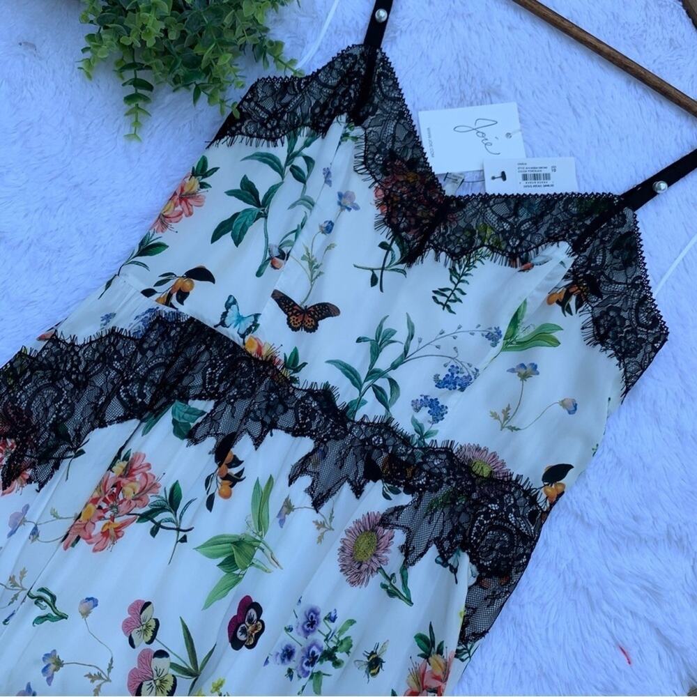 Joie | Onelia Porcelain Butterfly Dress NWT Size 10 - Picture 7 of 16